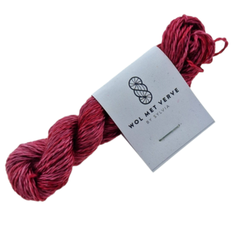 Pure Silk Borduurzijde - Wine Rose