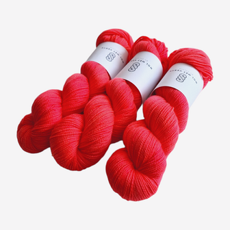 Merino Twist Sock - Neon Coral  0125