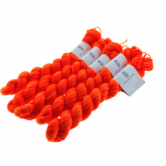 Simple Sock 4-ply - Fluorescent Safety Orange 0124