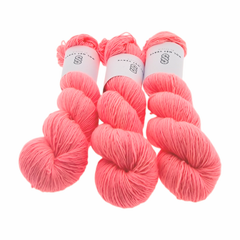 Merino Singles - Neon coral light