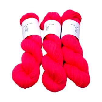 Basic Sock 4-ply - Neon Coral 0424