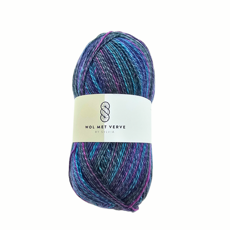 Simple Sock - Self striping 25-008