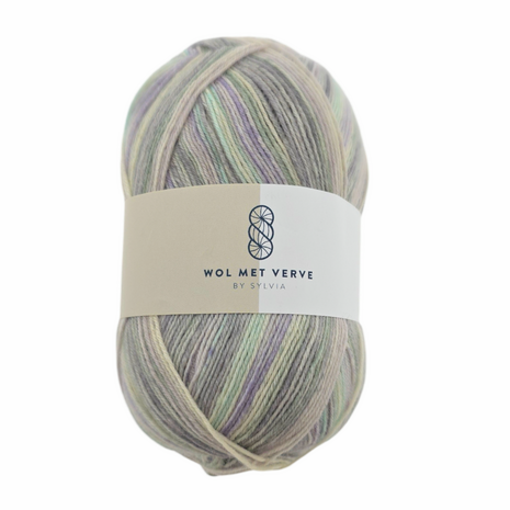 Simple Sock - Self striping 25-004