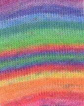 Simple Sock - Self striping 25-016