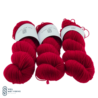 Basic Sock 4-ply - Poinsettia 0222