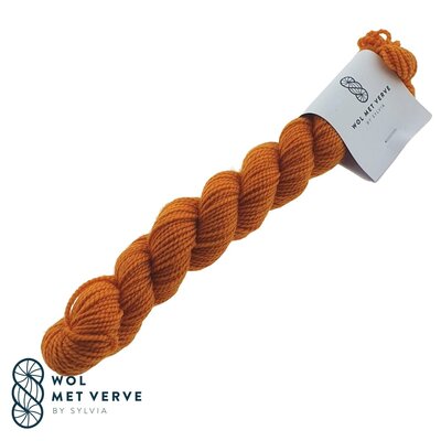 Merino Twist Sock Mini - Monarch Orange 0124