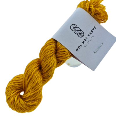 Pure Silk Borduurzijde - Mustard