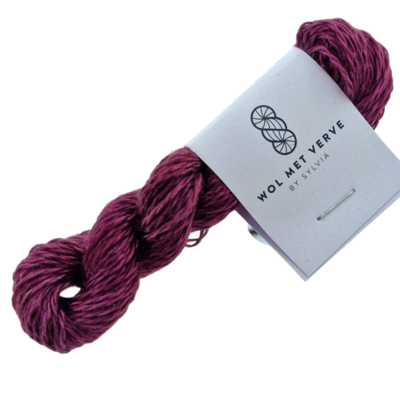 Pure Silk Borduurzijde - Plum