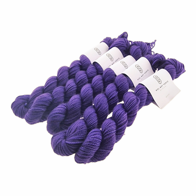 Merino Twist Sock Mini - Deep Purple  0124