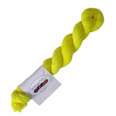 Merino Twist Sock Mini - Fluorescent Lemon 0124