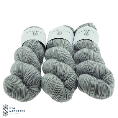 Basic Sock 4-ply - Silver Grey 0124